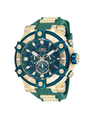 Invicta Bolt Surge Men's Watch - 52mm, Gold, Green (43758)